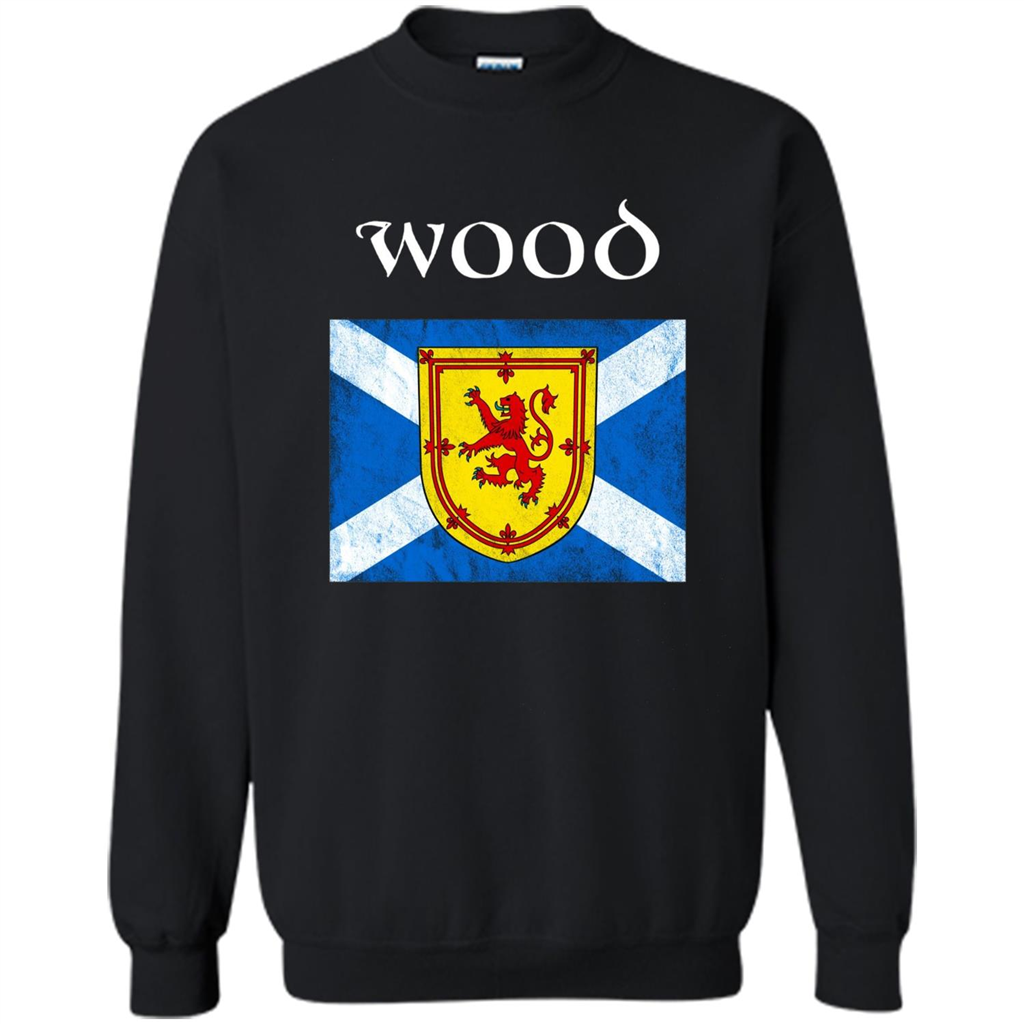 Scottish Clan Wood T-shirt Black