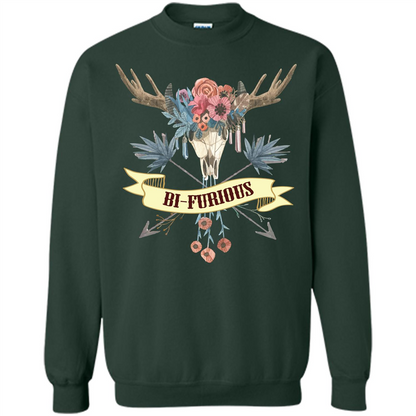 Be Furious T-shirt Forest Green