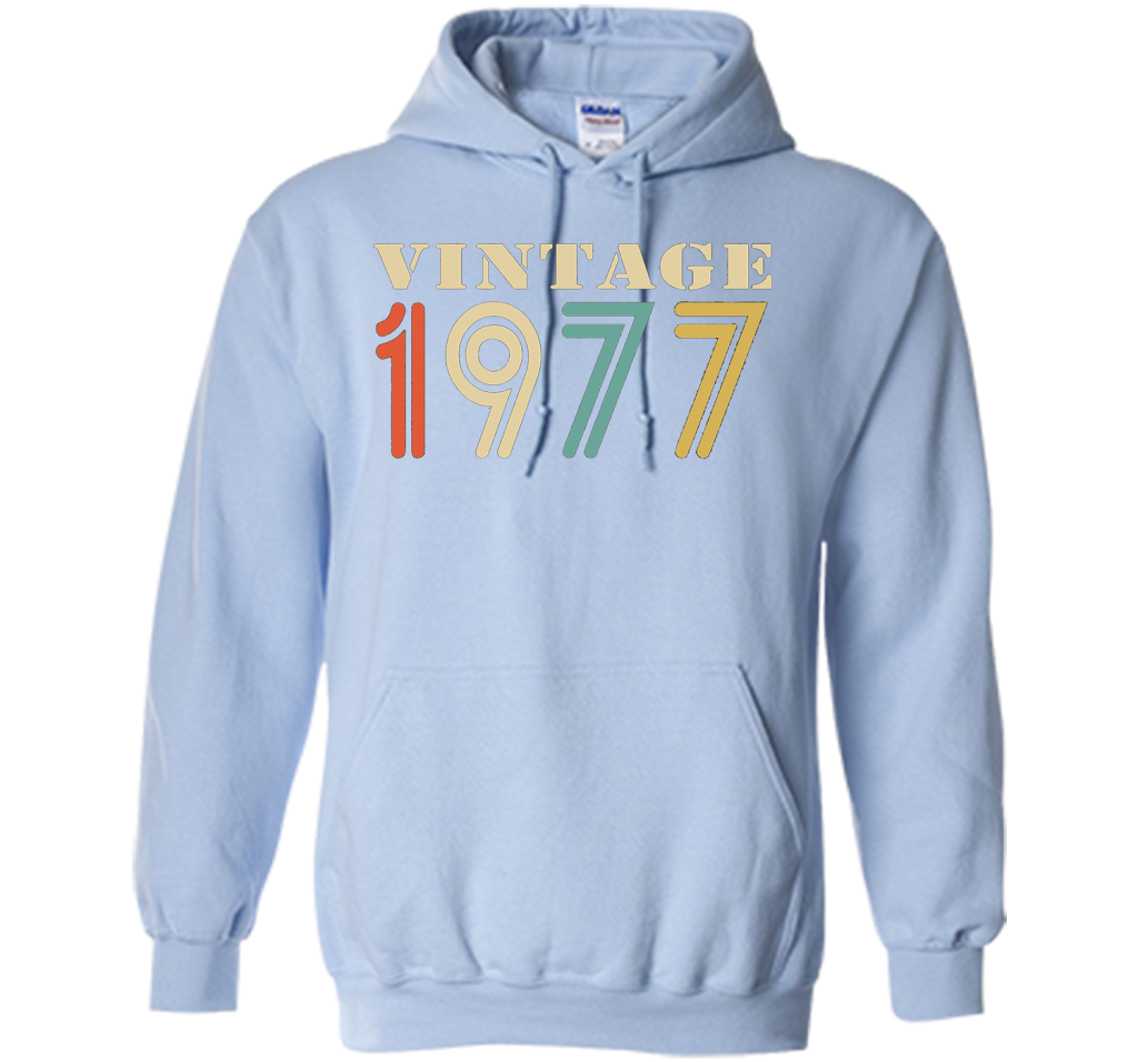 Vintage 1977 - 40th birthday gift shirt t-shirt Light Blue