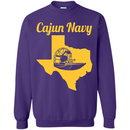 Cajun Navy T-shirt Texas Strong T-shirt Orange