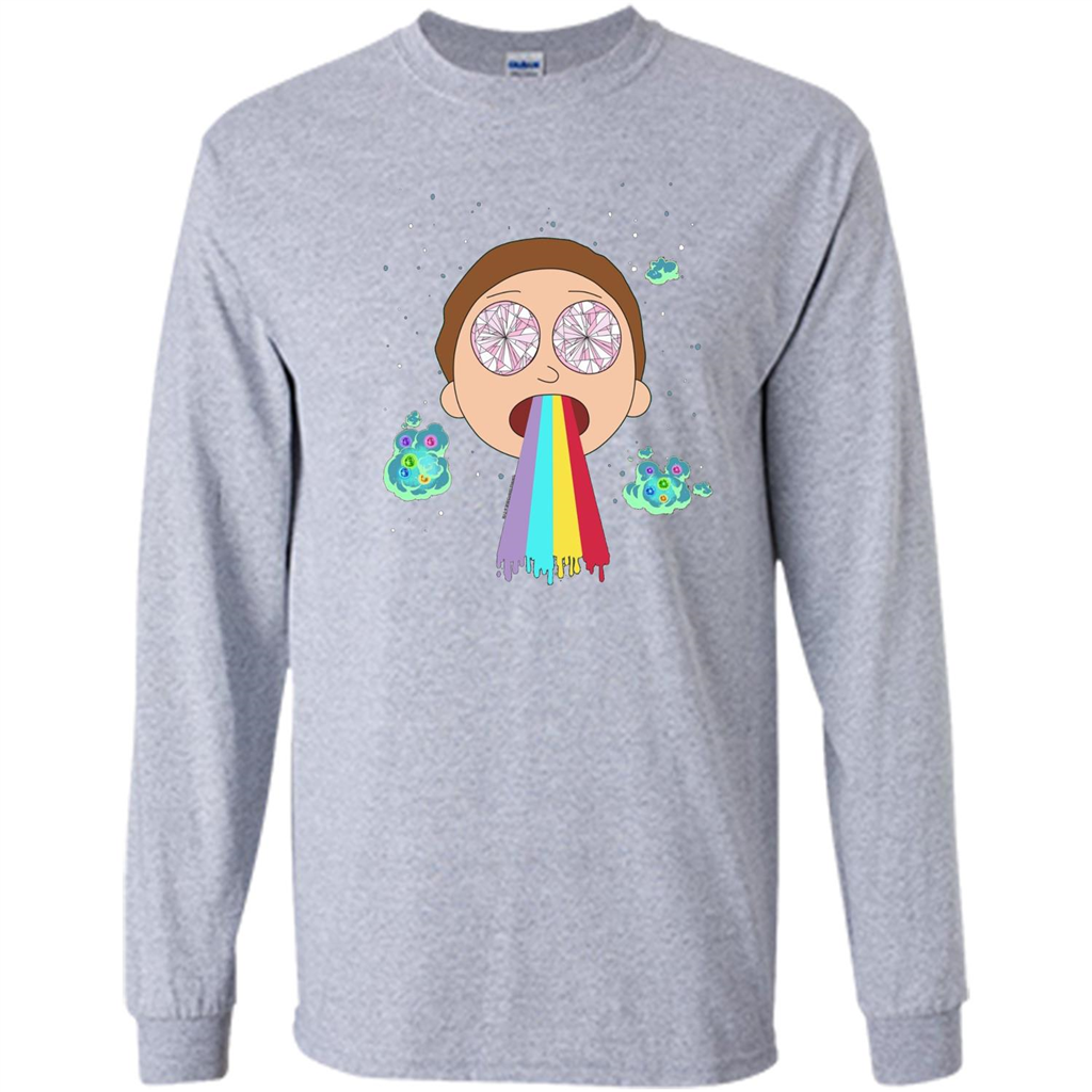 Cartoon Lovers T-shirt Space Morty Sport Grey