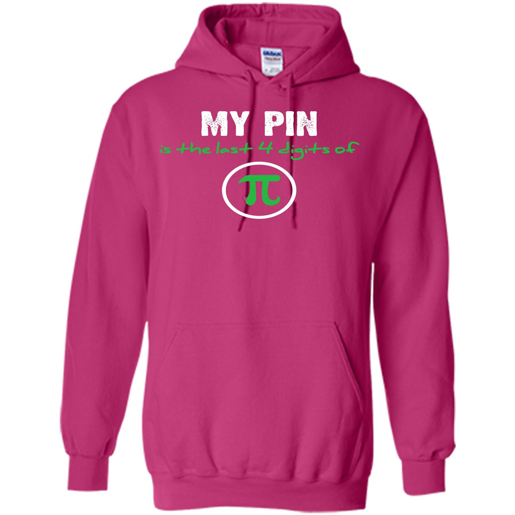 Funny Math T-shirt My Pin Is The Last 4 Digits Of Pi Heliconia