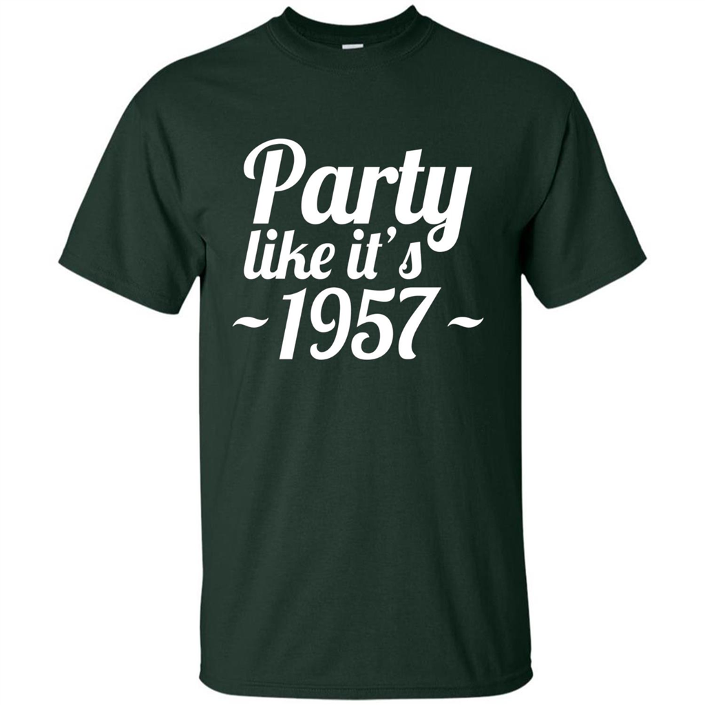 Party Like It's 1957 T-shirt Forest Green