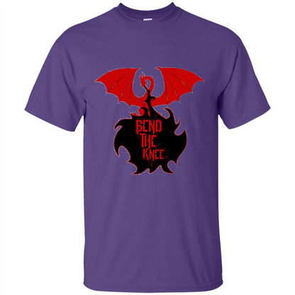 Movies T-shirt Bend The Knee T-shirt Purple