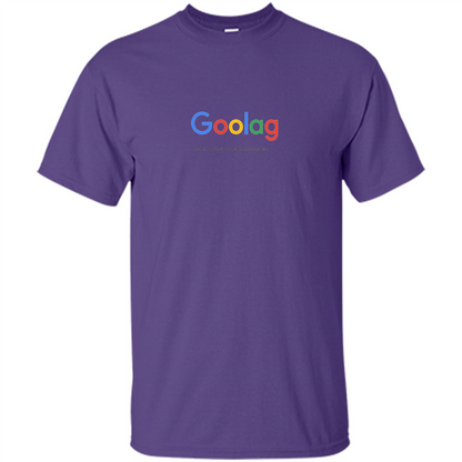 Goolag Search Somewhere Else T-shirt Purple