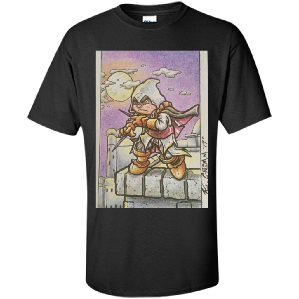 Assassin - Walk Under A Full Moon's Light T-Shirt Black