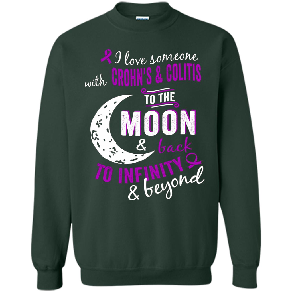 Crohn's and Colitis Awareness T-shirt Forest Green