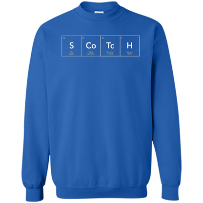 Scotch Periodic Table of Elements Funny T-shirt Royal