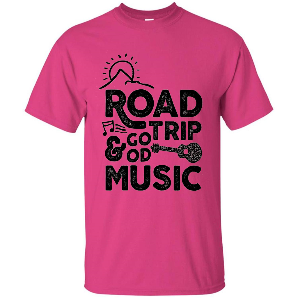 Summer T-shirt Road Trip And Good Music Heliconia
