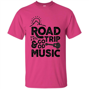 Summer T-shirt Road Trip And Good Music