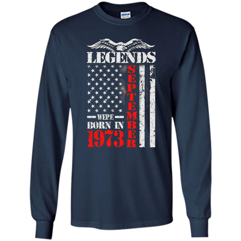 Legends Were Born In September 1973 T-shirt Navy
