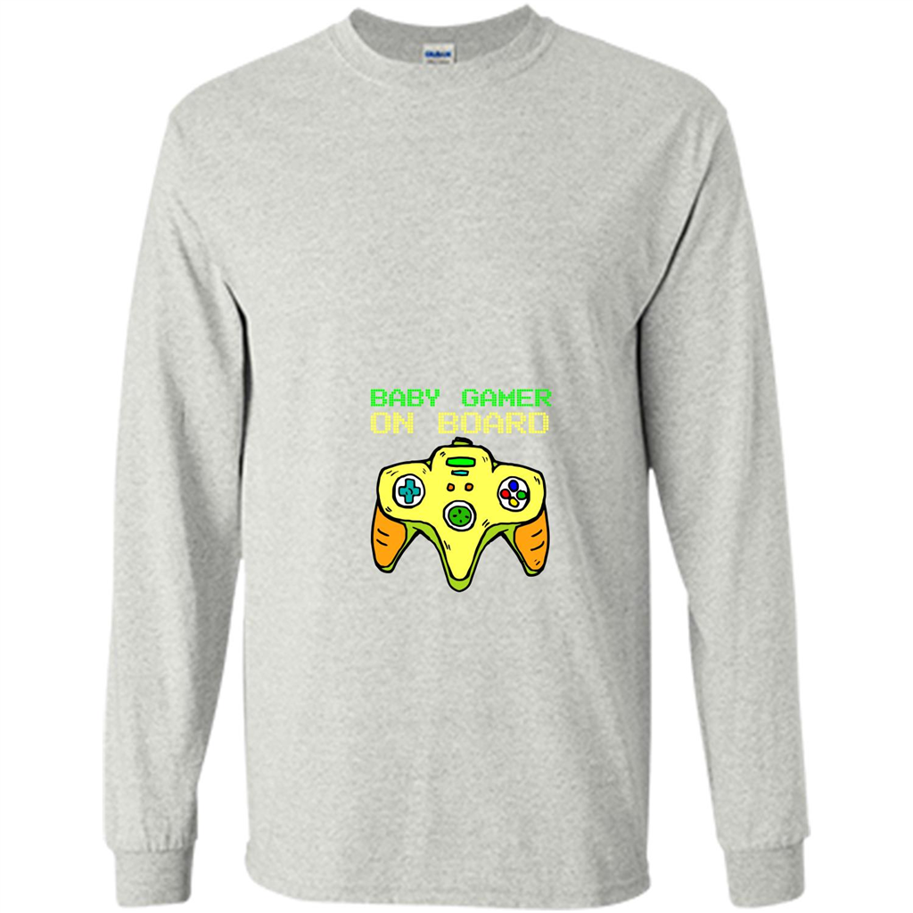 Pregnancy & Birth T-shirt Baby Gamer On Board Ash