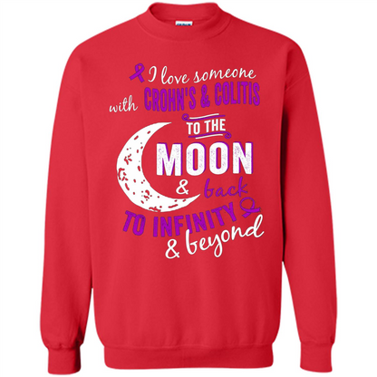 Crohn's and Colitis Awareness T-shirt Red