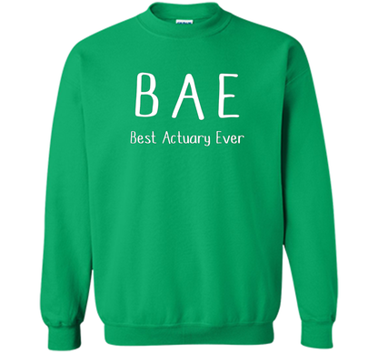 BAE Best Actuary Ever Tshirt funny work job humor shirt shirt Irish Green