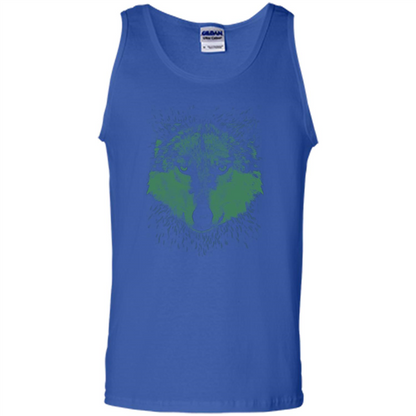 Wolf Head Animal T-shirt Royal