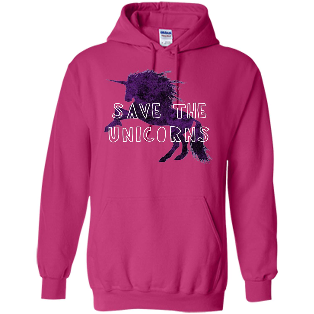 Unicorn T-shirt Save the Unicorns T-shirt Heliconia