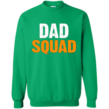 Fathers day T-shirt DAD Squad Funny T-Shirt Irish Green