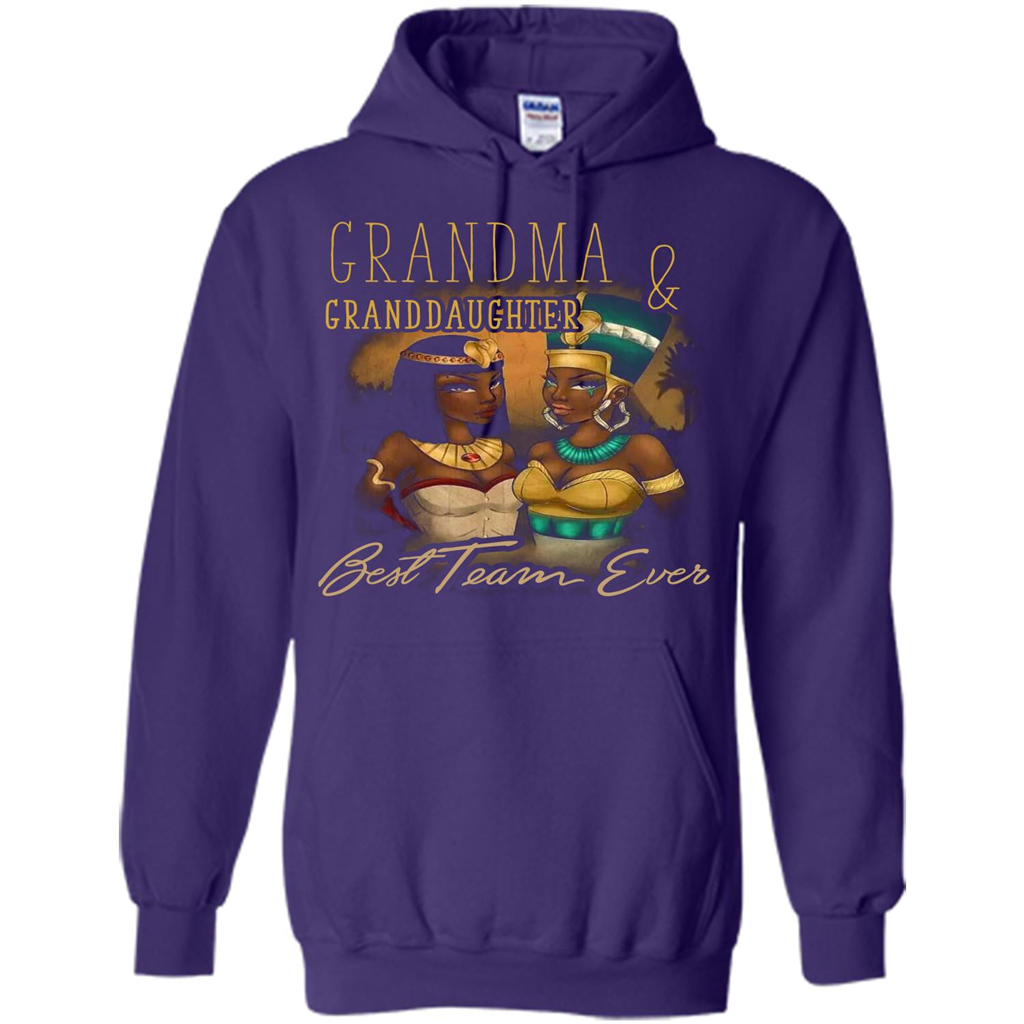 Family T-shirt Grandma Granddaughter Best Team Ever T-shirt