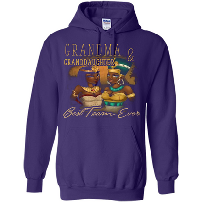 Family T-shirt Grandma Granddaughter Best Team Ever T-shirt