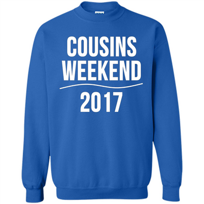 Family T-shirt Cousins Weekend 2017 Royal