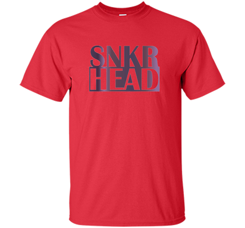 Sneaker Head Eggplant Foams T-shirt Red