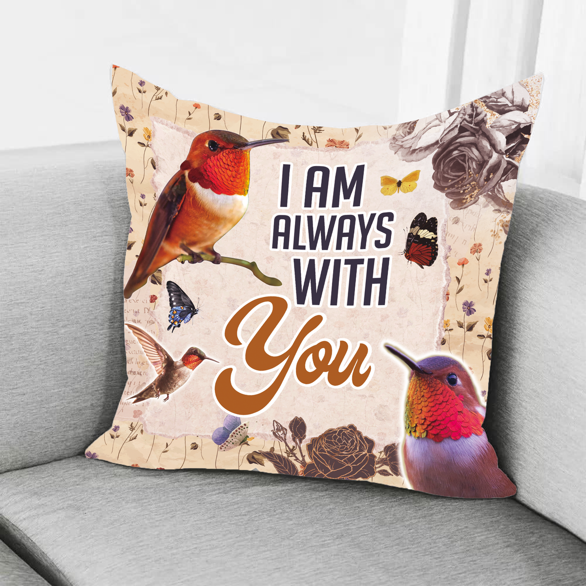 I'm Always With You Pillow 5