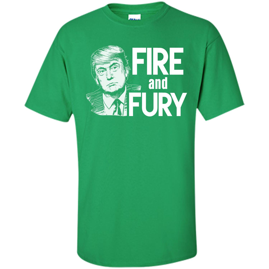 American T-shirt Fire And Fury Irish Green