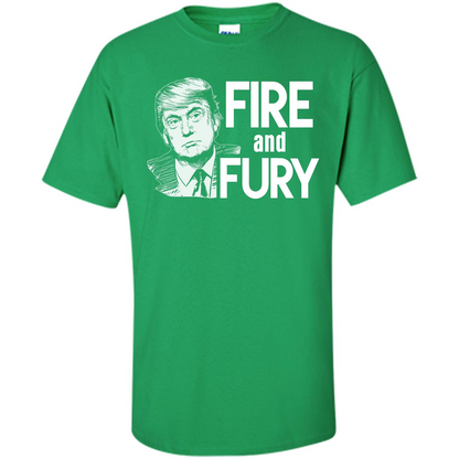 American T-shirt Fire And Fury Irish Green