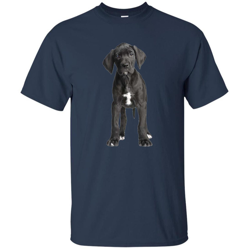 Great Dane Puppy T-shirt Navy
