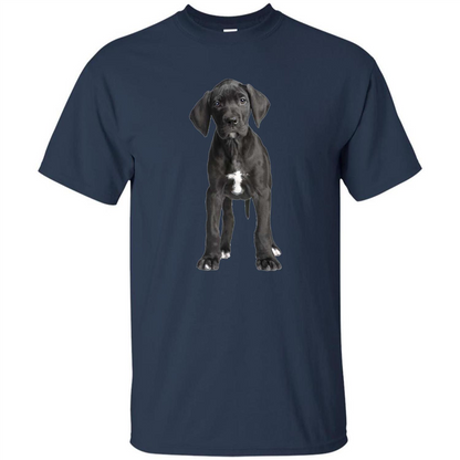 Great Dane Puppy T-shirt Navy