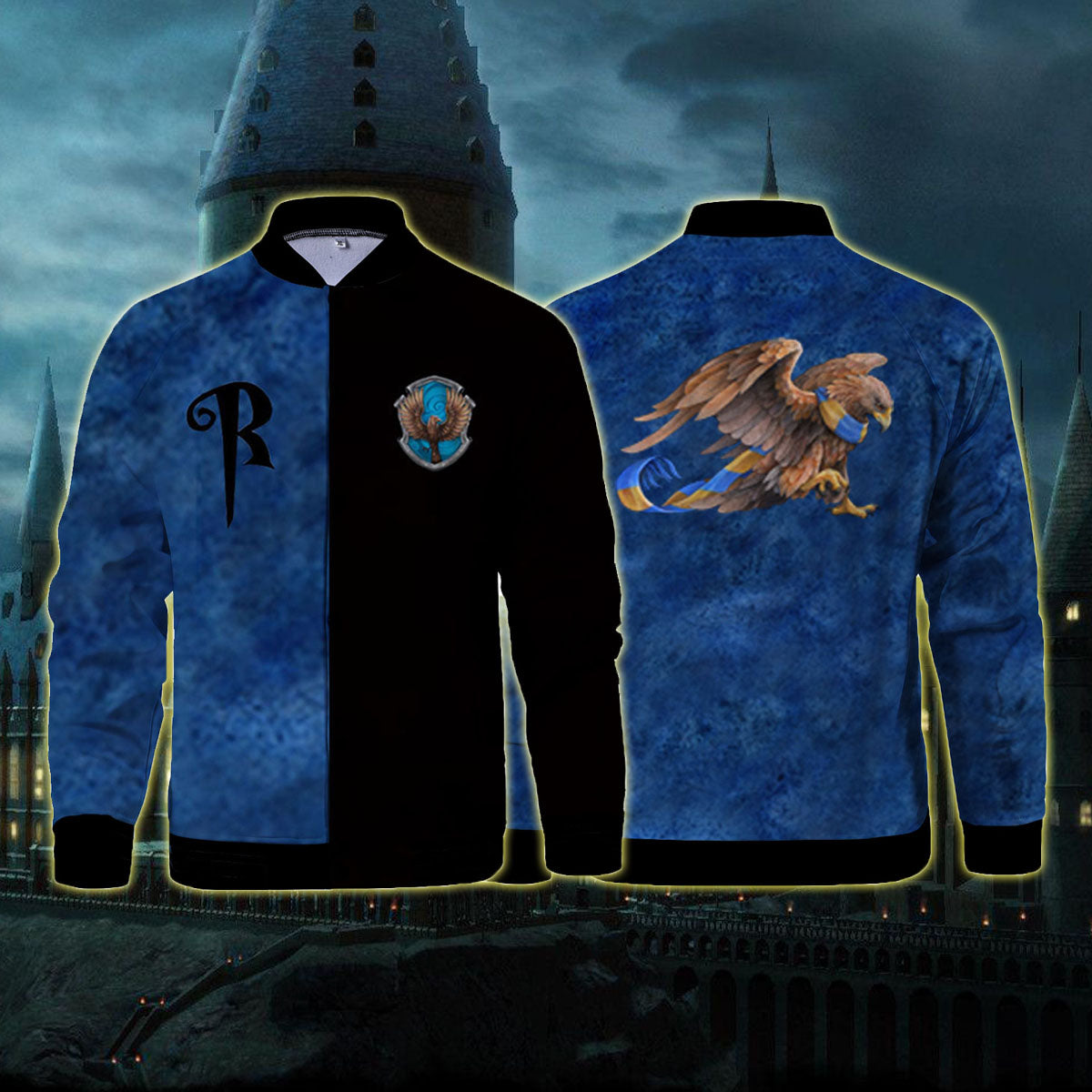 The Ravenclaw Eagle Hogwarts Harry Potter Baseball Jacket