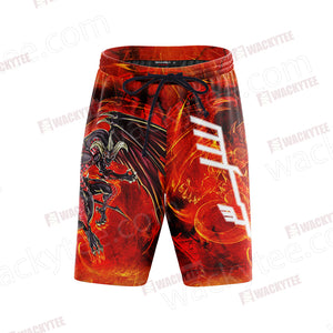 Yu-Gi-Oh! Red Dragon Archfiend  The Mark Of The Wings Beach Shorts