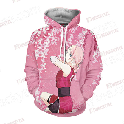 Naruto Sakura Haruno 3D Hoodie