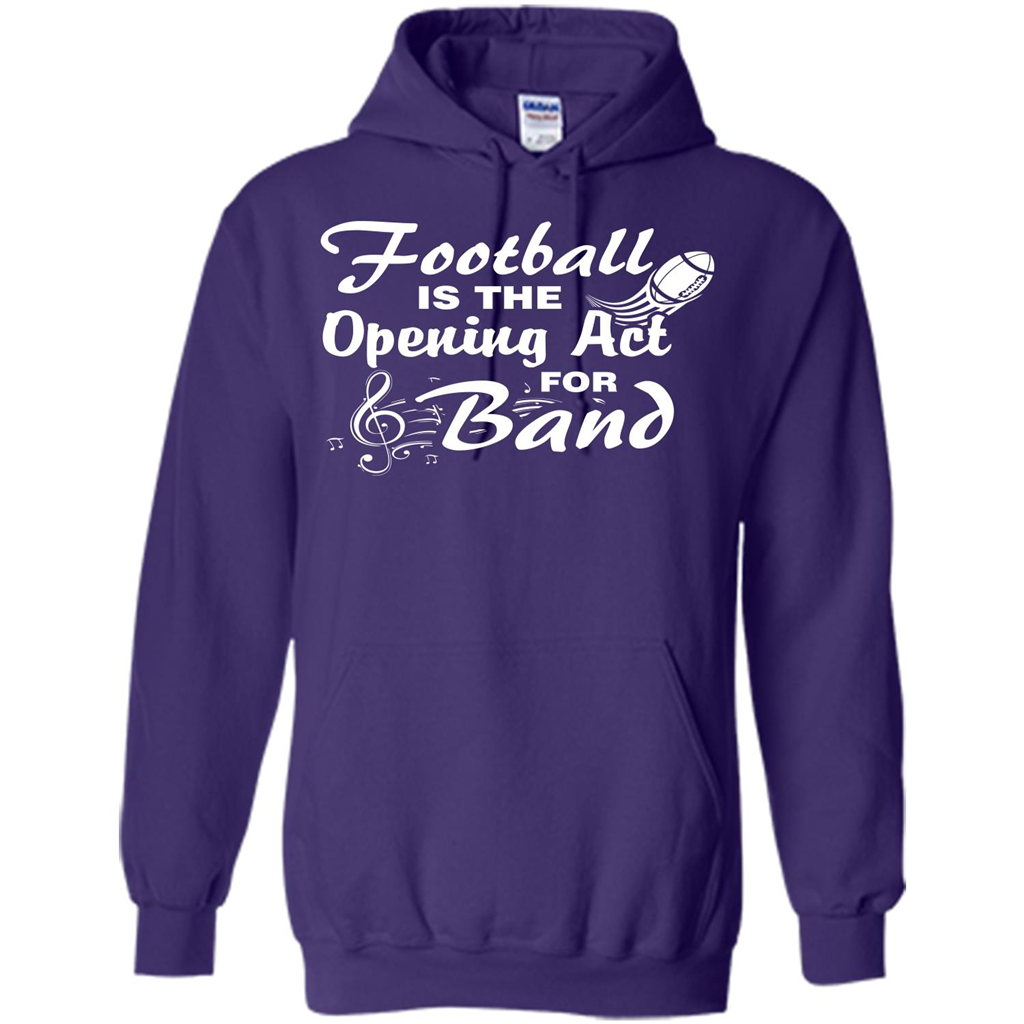 Football Is The Opening Act For Band T-shirt Purple