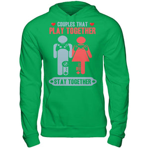 Gamers - Couples That Play Together Stay Together T-shirt