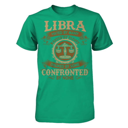 Libra Hated By Many Wanted By Plenty Disliked By Some Confronted By None Gildan - Short Sleeve Tee Kelly Green