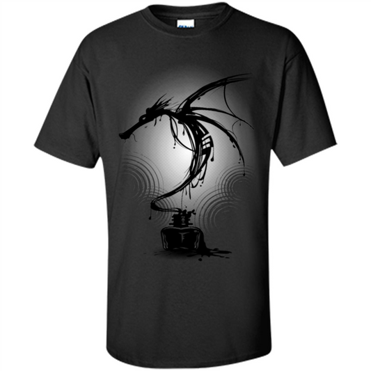 Ink Dragon T-Shirt Black