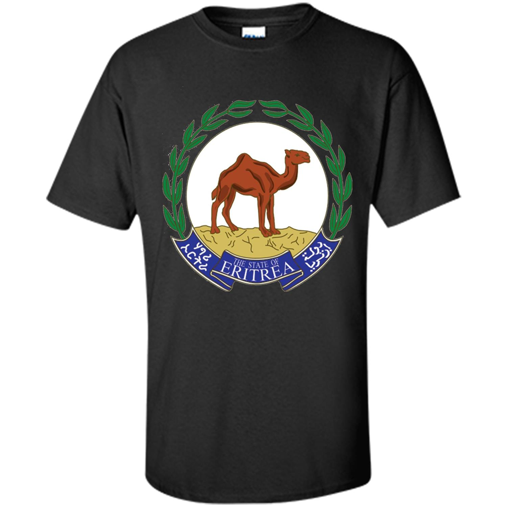 Eritrea Emblem T-shirt National Heritage Pride Black