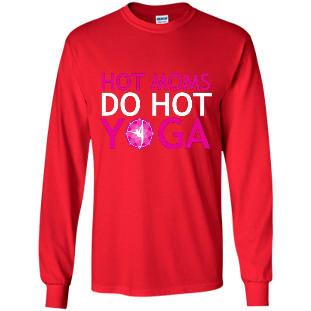 Hot Moms Do Hot Yoga T-shirt Red