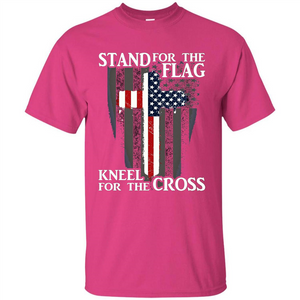 Stand For The Flag Kneel For The Cross T-Shirt