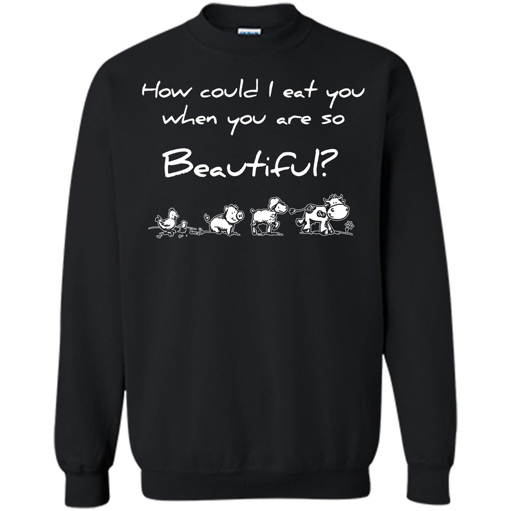 Animal T-shirt How Could I Eat You When You Are So Beautiful Black