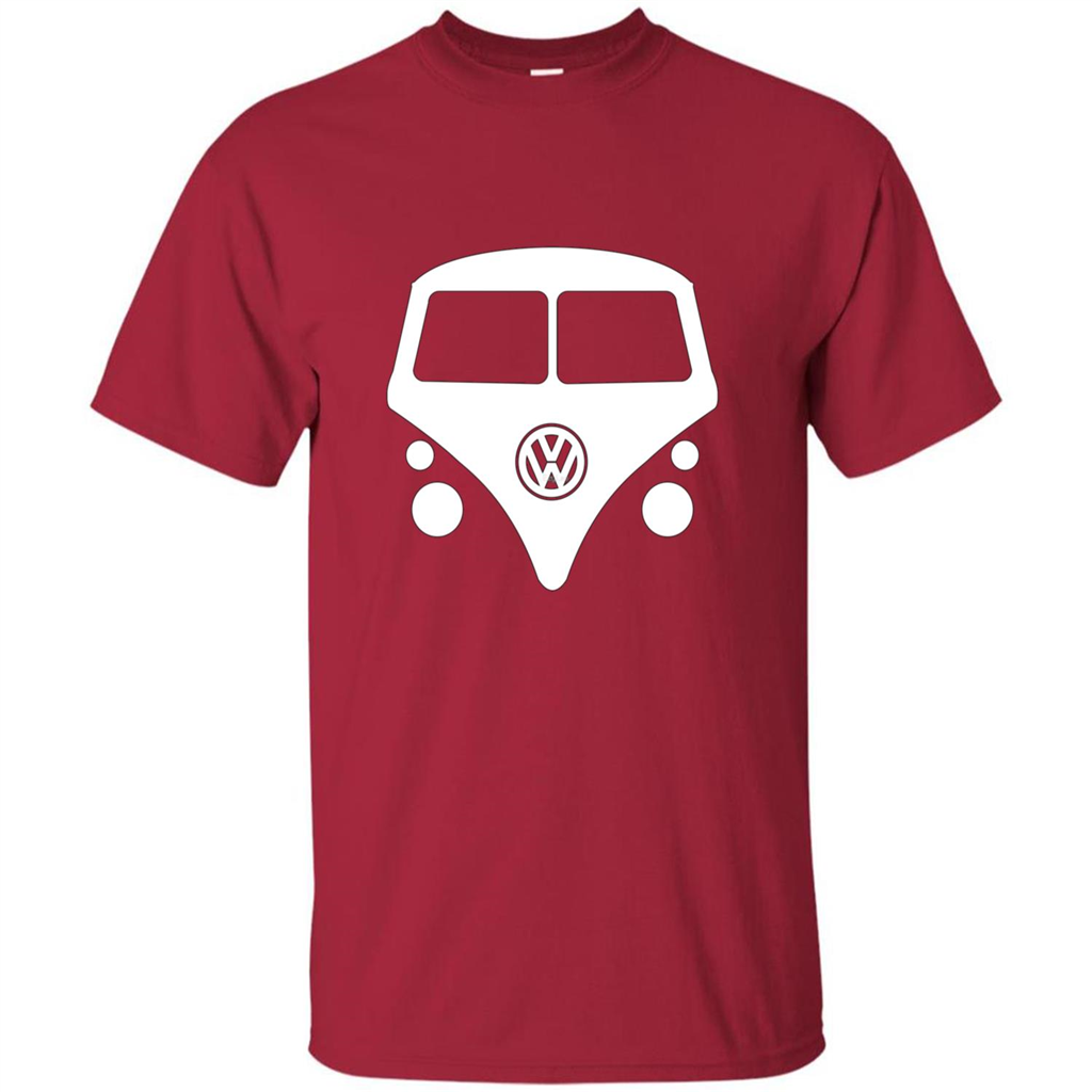 Car Lover T-shirt Split Window Kombi T-shirt Cardinal
