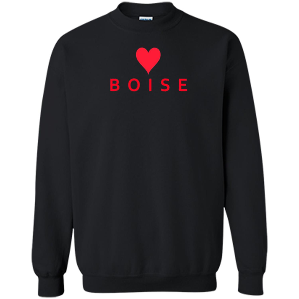Boise Idaho With Heart Love T-shirt Orange