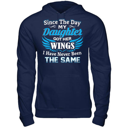 Since The Day My Daughter Got Her Wings - I Have Never Been The Same Gildan - Pullover Hoodie Navy