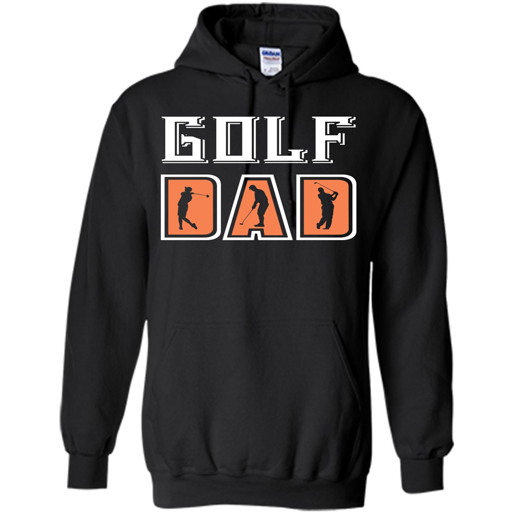 Golf Lover T-shirt Golf Dad Black