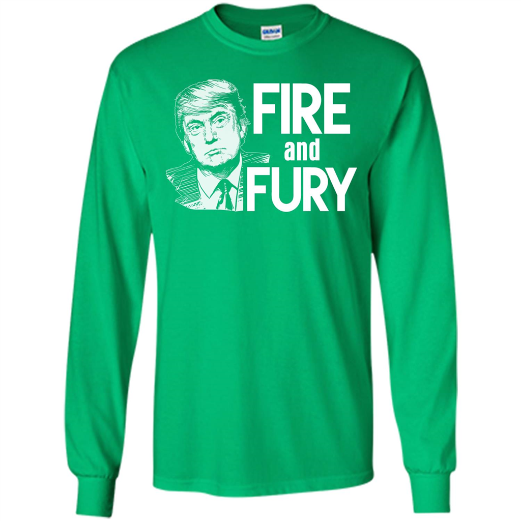 American T-shirt Fire And Fury Irish Green