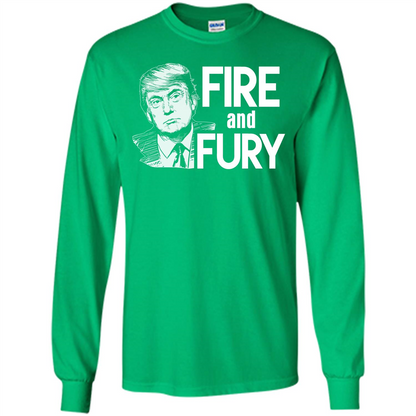 American T-shirt Fire And Fury Irish Green