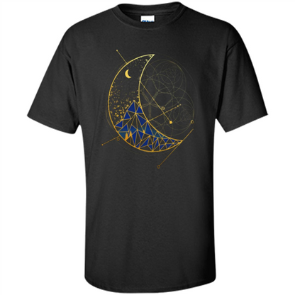 Moon Mountain T-shirt Black