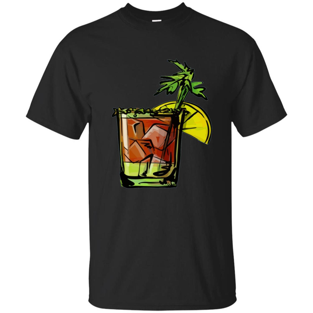 Bloody Mary T-shirt Cocktail Black