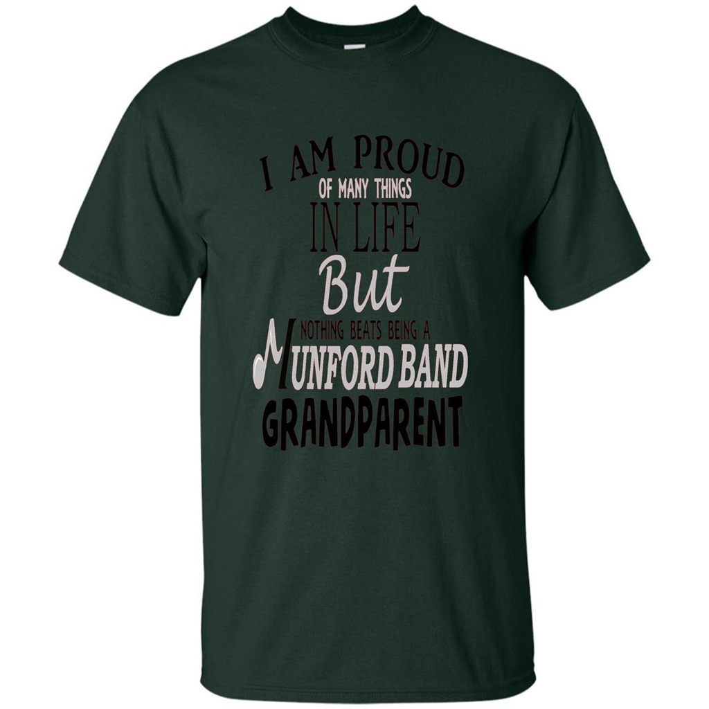 Proud Grandparent T-shirt Nothing Beats Being A Grandparent Forest Green